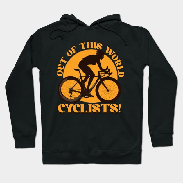 cyclists Hoodie by AOAOCreation